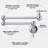Over Stove Wall Mount Pot Filler,with Stretchable Double Joint Swing Arm-106589952