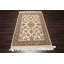 Tapis oriental en laine noué à la main de 4 pi 1 po x 6 pi gris ivoire Alexzandrea Canora