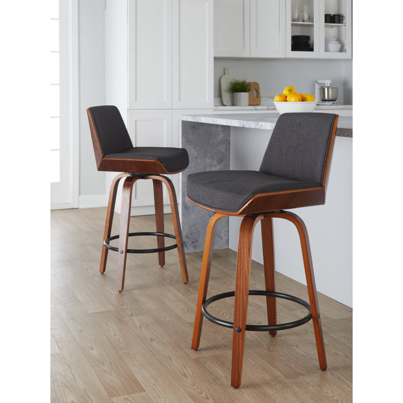 Swivel Upholstered Counter Stool