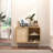 Anelise 1 Rattan Door Open Shelving Sideboard Cabinet Storage Unit