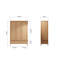 Bisbrooke 195cm H x 145cm W Large 3 Door Wardrobe