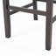 Ensemble de 2 tabourets de bar avec décoration à rivets, structure en bois, coussin en tissu éponge et tabourets de bar rembourrés, chaises de bar pour îlot de cuisine, chambre à coucher, salle à manger.-1607214320