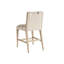 Sunset Key Yes Stool with Solid Wood Frame-950631004-949372418