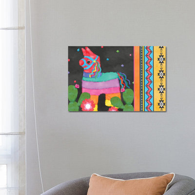 PiÃ±ata Party Collection A 1 Piece Wrapped Canvas Painting
