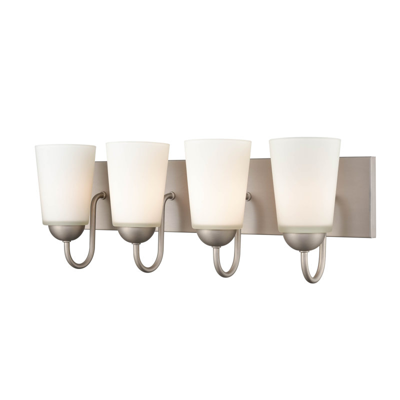 Ardath Dimmable Vanity Light, Satin Nickel, 4