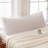 Beige Pillow Shams Beige and White Reversible King Pillowcases Cute Pillow Cover Set of 2 Soft Ruffled Pillowcases 2 Pac-123025766-123025762