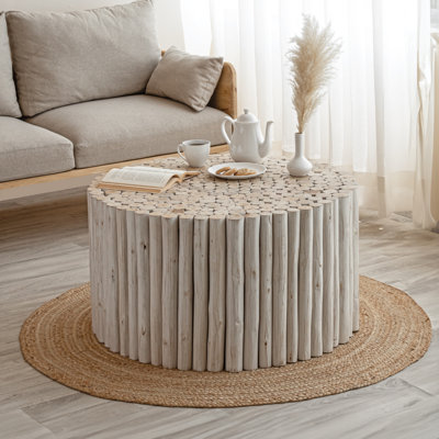 Celenne Solid Wood Coffee Table