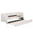 Upholstered Daybed with ErgoNomic Design Backrest and Trundle-1277953574