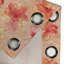 Red Barrel Studio®, motif floral avec œillets, fleurs délicates, corail foncé, pêche pâle-106660140