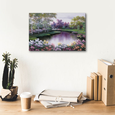 «Springtime Symphony» par Diane Romanello, art mural sur toile
