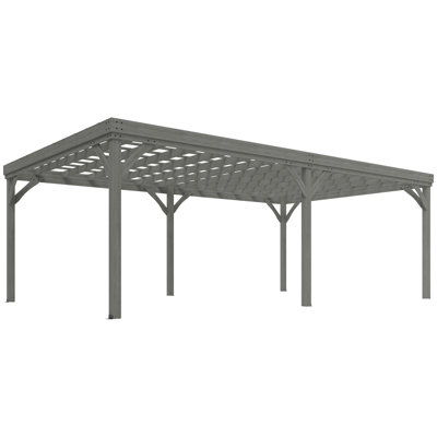 Pergola en bois massif