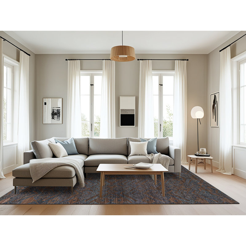 Abstract Indoor Rug, Rectangle 8' x 10'