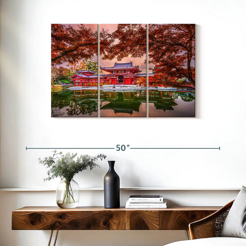 Adella Byodoin Temple, 24" H x 38" W