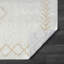 Tapis ivoire / beige à motif géométrique-80379042