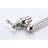 Brushed Nickel Wall Mounted Pot Filler Faucet, Arm Enhances Usability And Convenience, Double Handles Control Water Flow Accurately, To Corrosion Fingerprint Marks In Nickel, Facilitates Quick Easy