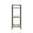Itzel Antique Oak & Sandy Gray Finish Bookshelf