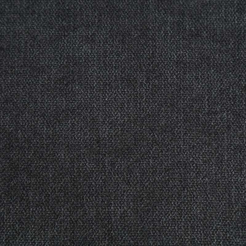 Canapé-lit rembourré avec grand matelas Nero 2-en-1, Gris foncé