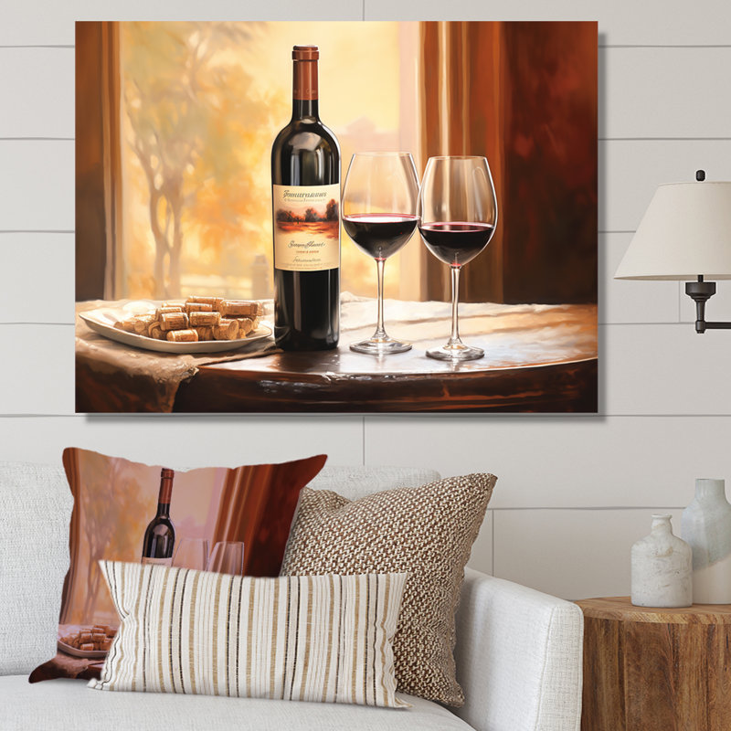 Nebbiolo Nuance II sur toile, Toile tendue, H 12 po x l 20 po x P 1 po