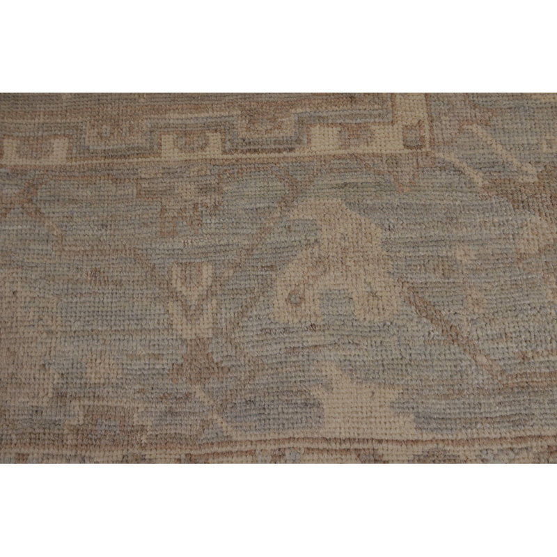 Vegetable Dye Oushak Turkish Area Rug 9
