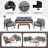 4-Piece Outdoor Furniture Sofa Patio Conversation Set-49165122