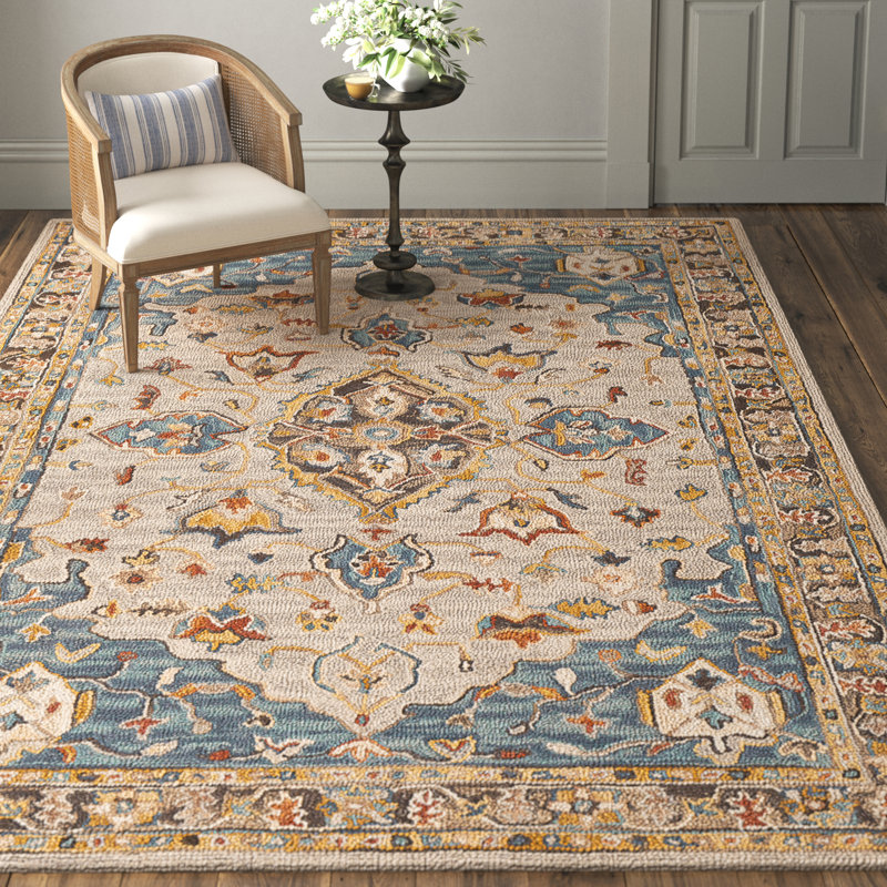 Alford Wool Oriental Indoor Rug, Rectangle 8' x 10'