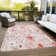 Machine Washable Indoor/Outdoor Claudian ACN1504 Salmon Rug