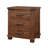 Rustic Three Drawer Reclaimed Solid Wood Farmhouse Nightstand -35555504