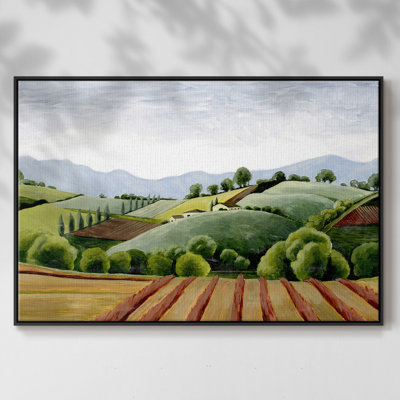 «Tuscan Valley S Croquis III», reproduction sur toile