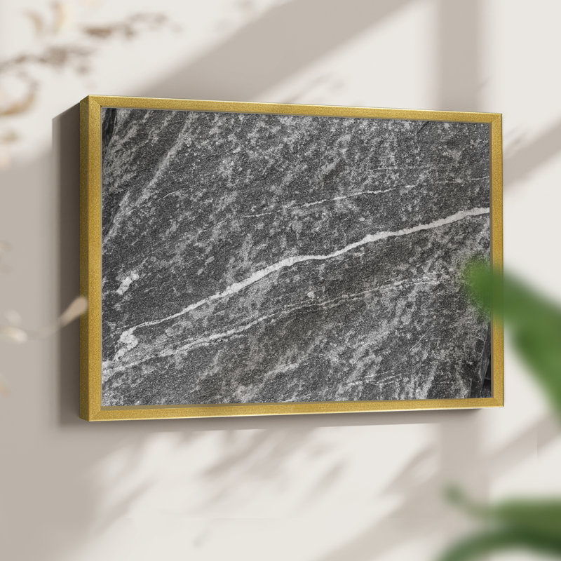 Found Textures IX -Framed Print - Restickable
