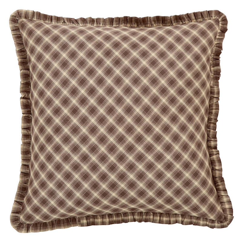 Dawson Star Cotton Blend Plaid Sham Set