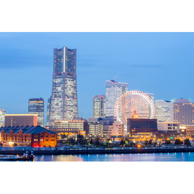 Yokohama At Dusk - Wrapped Canvas Print