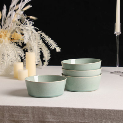 Stone Lain Claire 4-Piece Bowl Set Stoneware