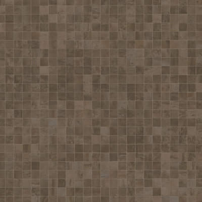 Carreau de mosaïque de plancher et de mur en porcelaine mat aspect cuivre 2 po x 2 po Vante Sorel