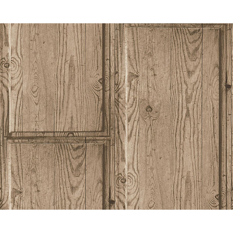 Rouleau de papier peint texturé L 33 pi x l 21 po Eastmont, Gris / brun / beige