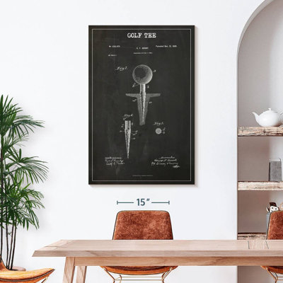 «Golf Tee», reproduction sur toile