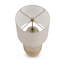 Lampe de table Jaya, abat-jour cylindrique rigide, base crème et beige, 28 po