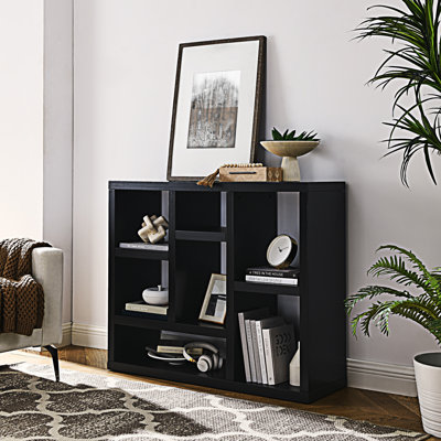Open Wooden Open Shelf Bookcase