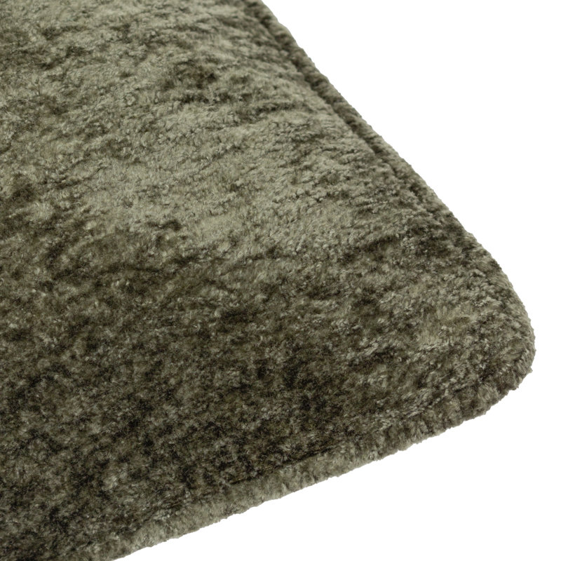 Lustre Square Cushion Cover, Green