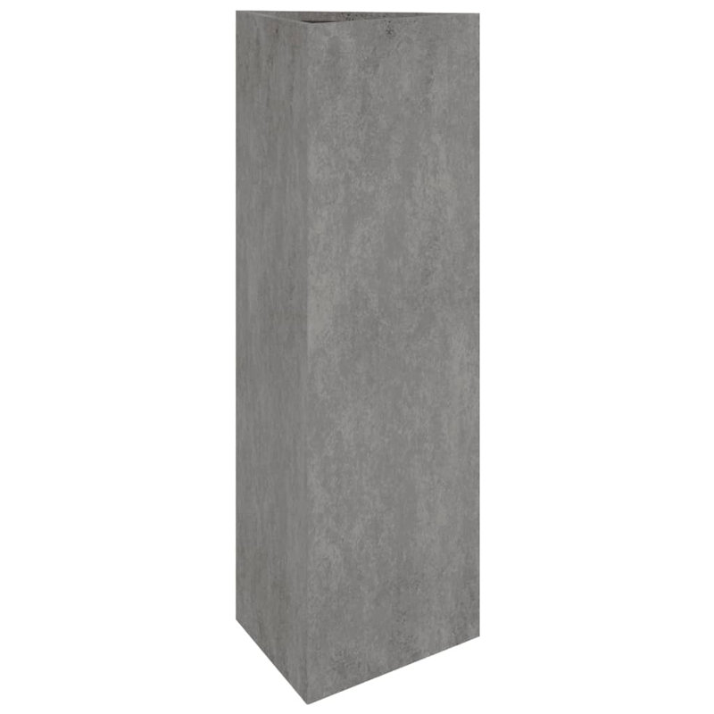 vidaXL Garden Planter Brown Corten Steel Medium Durable Garden Planter, 29.5" H x 15.7" W x 13.6" D