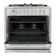 Cosmo 36 in. Stellar Collection 3.8 cu. ft. Dual Fuel Range, 5 Sealed Burners, 8 Function Convection Oven in Stainless Steel