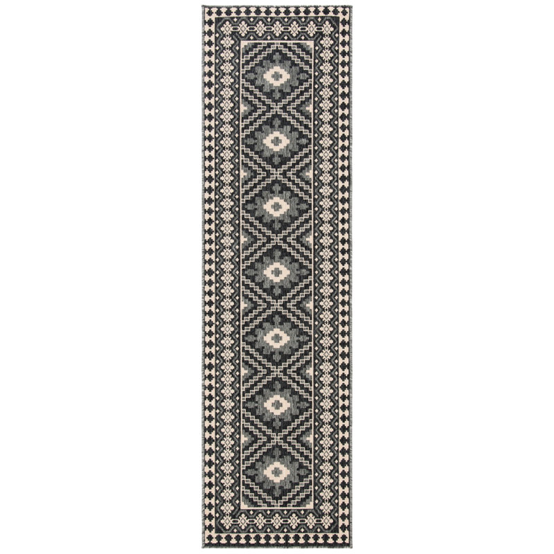 Northpoint Veranda Performance Southwestern Indoor/Outdoor Area Rug, Runner 2'3" x 16'