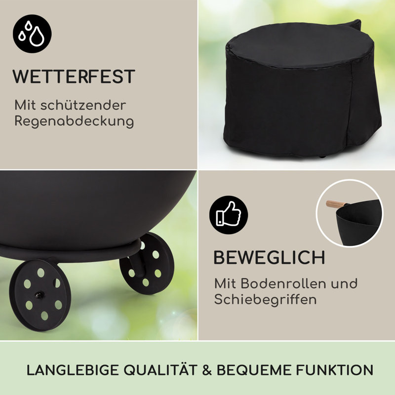 Circle Smokeless Fire Pit, Black
