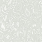 Burlwood - Pale Green and White Wood Wallpaper