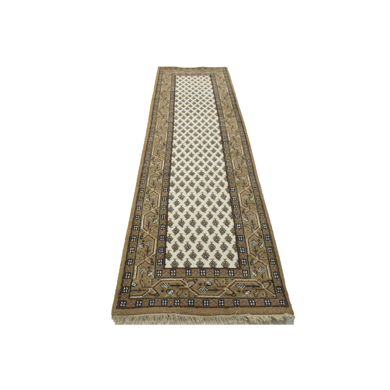 Tapis de couloir crème Indo-Botemir