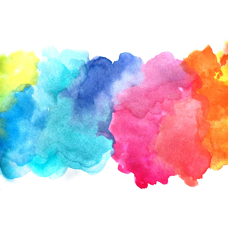 Watercolour Abstract Background by Lutavia - Wrapped Canvas Print, 61cm H x 91cm W x 3.8cm D