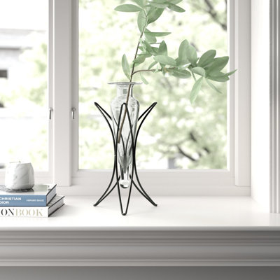 Vase de table en verre Alwie