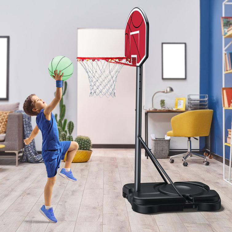 Moving Mini Basketball Hoop Indoor for Kids & Adults 3 Balls & 2 Air Pumps  NEW