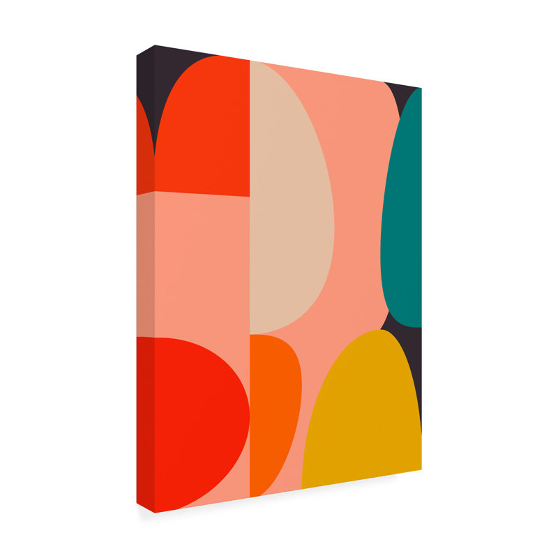 «Ologia »Mid-Century bolognaise 14 sur toile, H 32 po x l 24 po x P 2 po