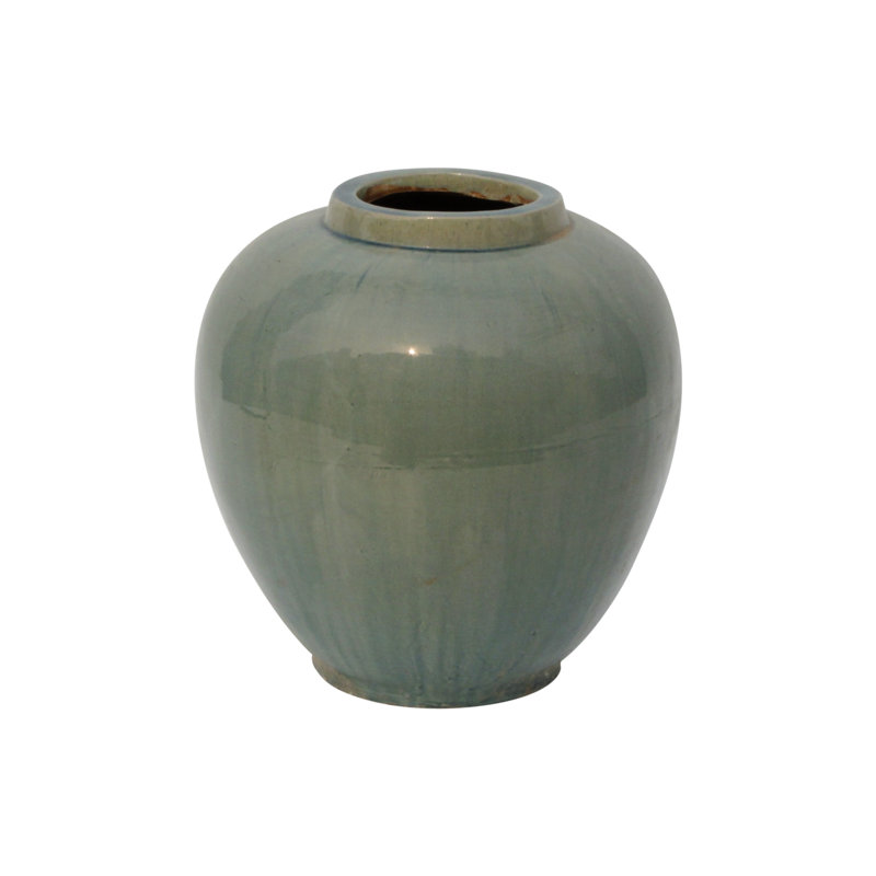 Mujtaba Handmade Ceramic Table Vase, 12.6"H x 10"W x 10"D