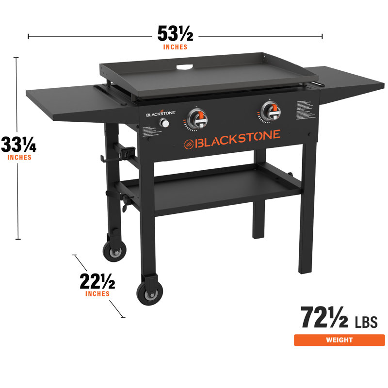 Blackstone 2-Burner 28" Dual-Shelf Propane Griddle